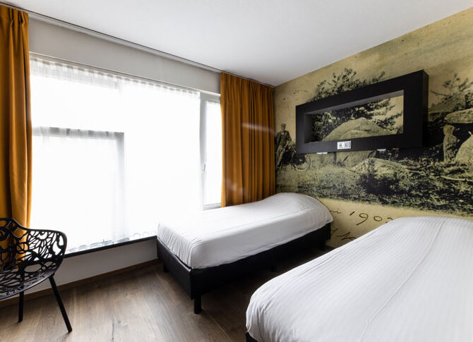 Sfeerbeeld kamer Stadshotel Boerland