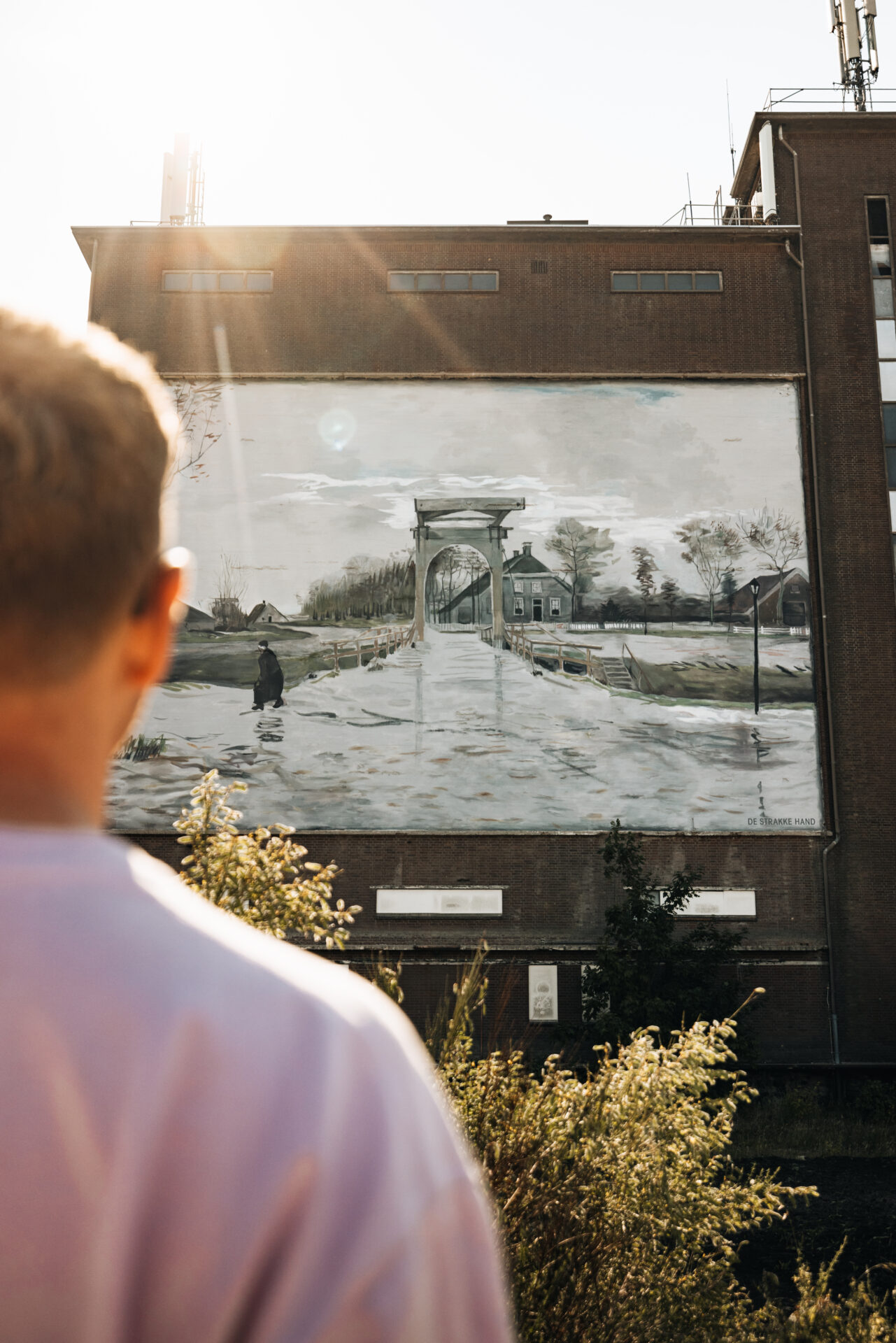 Sfeerafbeelding muurschildering Van Gogh in Nieuw-Amsterdam/Veenoord