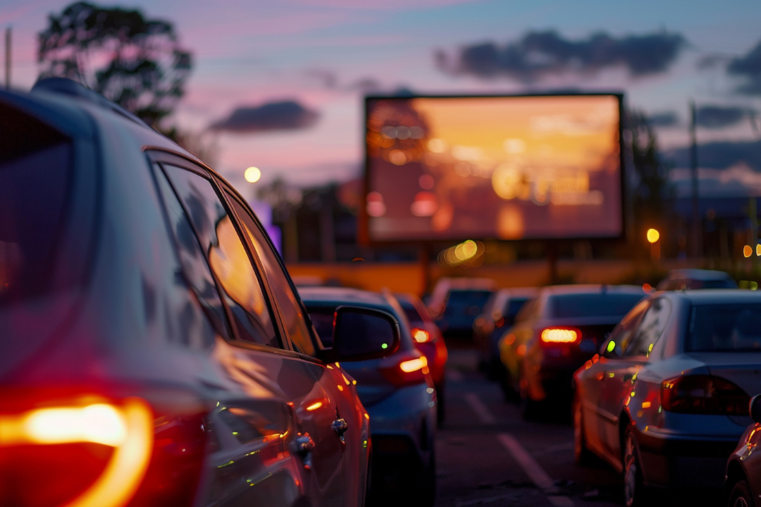 Sfeerafbeelding drive in Bioscoop
