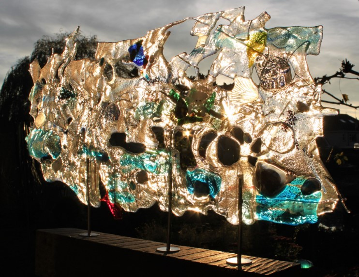 Kunstwerk Glaseiland