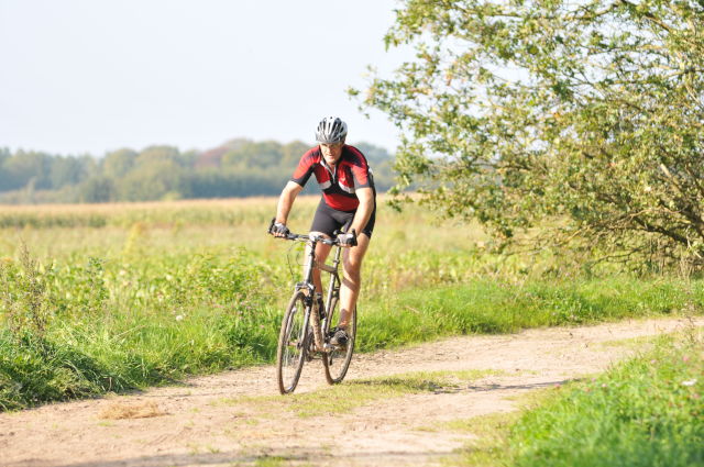 Sfeerafbeelding fietsen in Drenthe