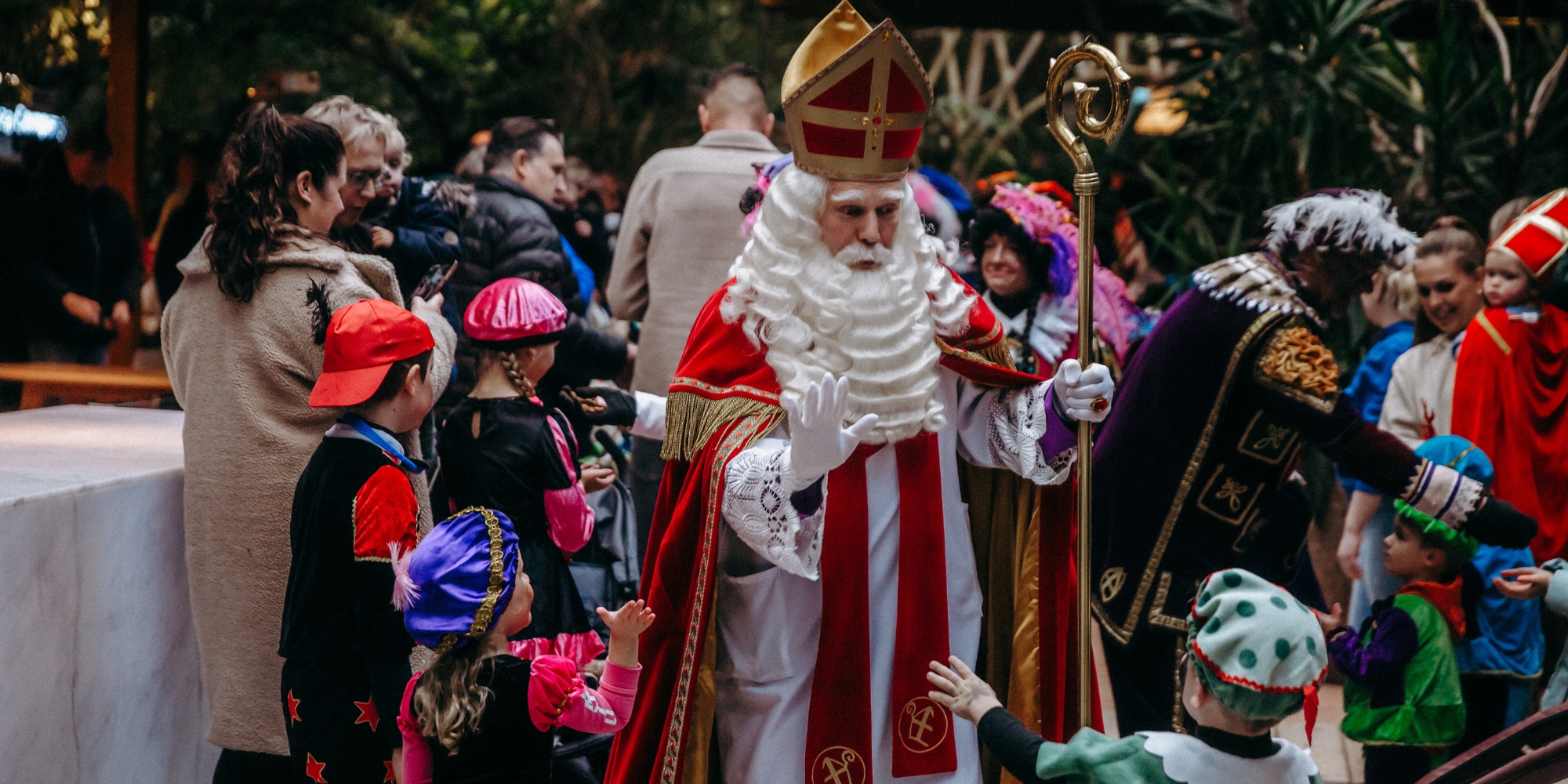 Sfeerbeeld Sinterklaas bij Parc Sandur